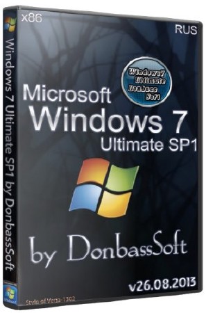 Windows 7 Ultimate SP1 x86 DonbassSoft v.26.08.13 (RUS/2013)