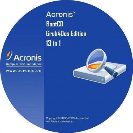 Acronis BootDVD 2013 Grub4Dos Edition 13 in 1 v.3