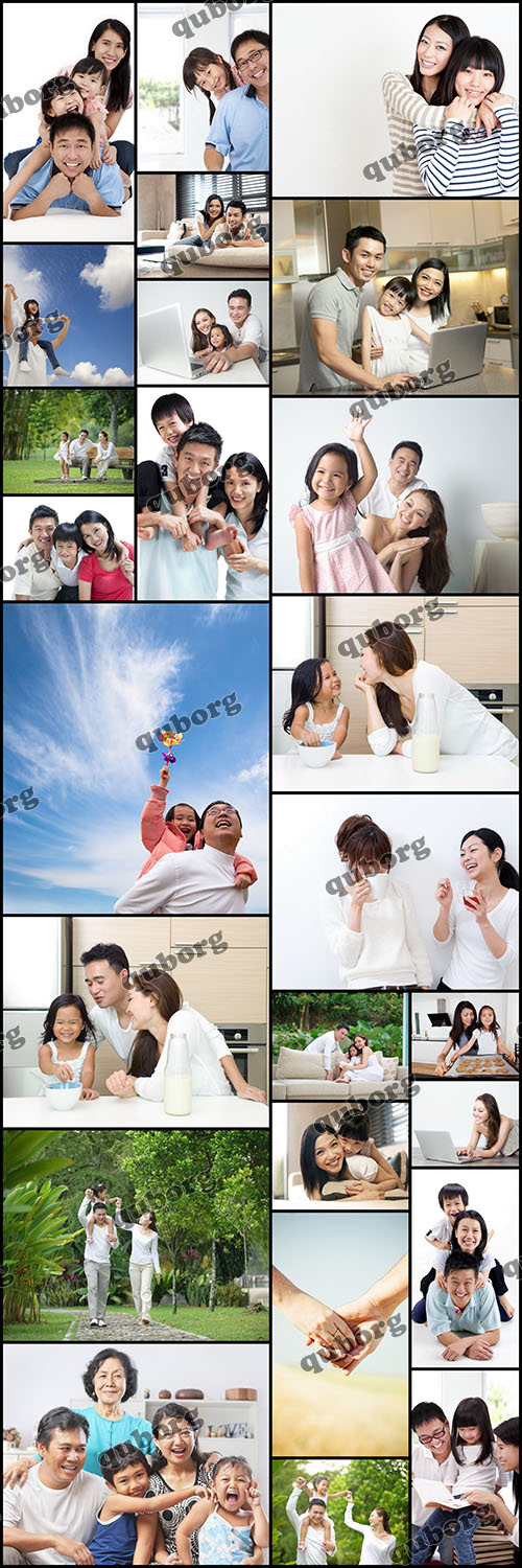 Stock Photos - Asian Family
