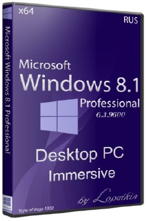 Microsoft Windows 8.1 Pro 6.3.9600 64 Desktop PC Immersive (2013/RUS)