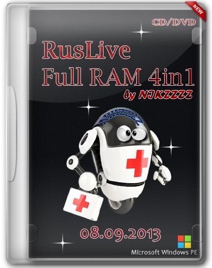 RusLiveFull RAM 4in1 by NIKZZZZ CD/DVD (08.09.2013)