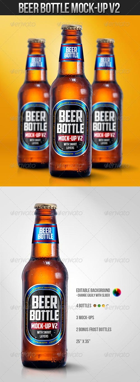 PSD - Beer Bottle Mock-Up V2
