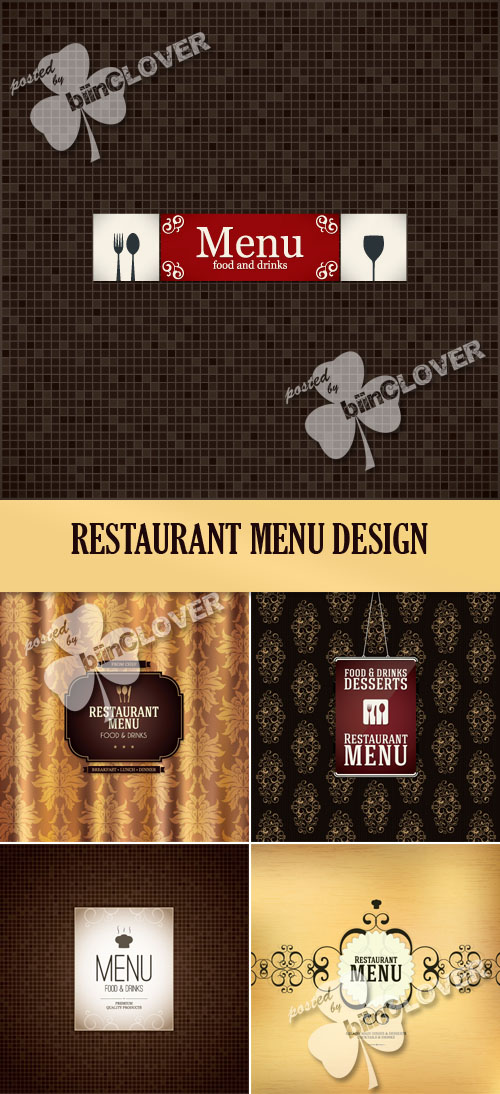 Restaurant menu design 0485