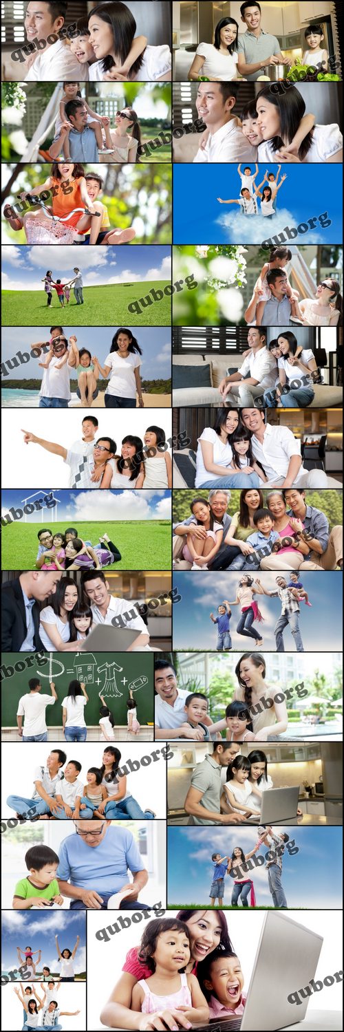 Stock Photos - Asian Family 2