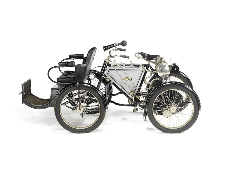 Старинный квадроцикл Ariel 345 Quadricycle 1901