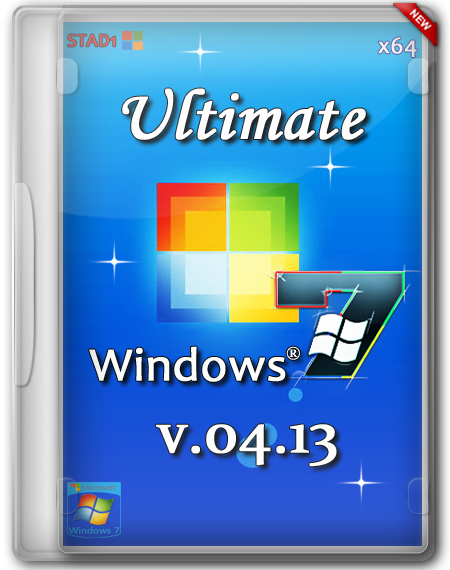 Windows 7 Ultimate v4.13 by STAD1 (x64) (2013) RUS