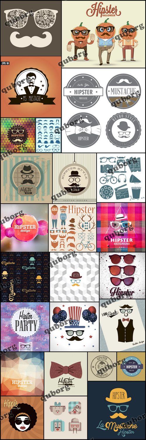 Stock Vector - Hipster Style 2