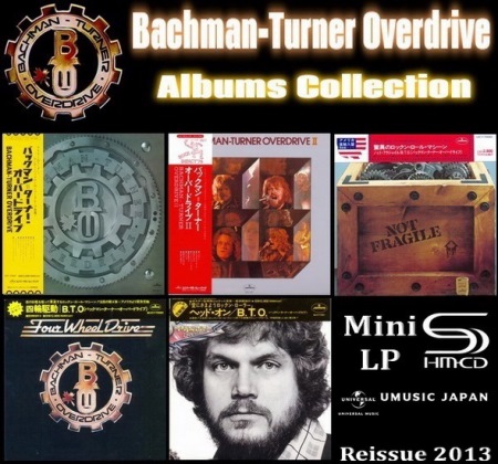 Bachman-Turner Overdrive - 5 Albums Mini LP SHM-CD Collection 1973-1975 (Japan) (2013) FLAC