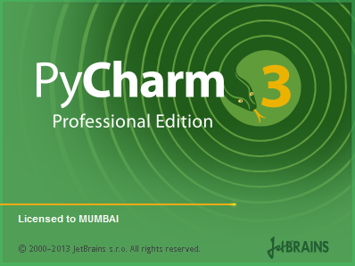 JetBrains PyCharm Professional v3.0 Build 131.190 with Key - [MUMBAI]