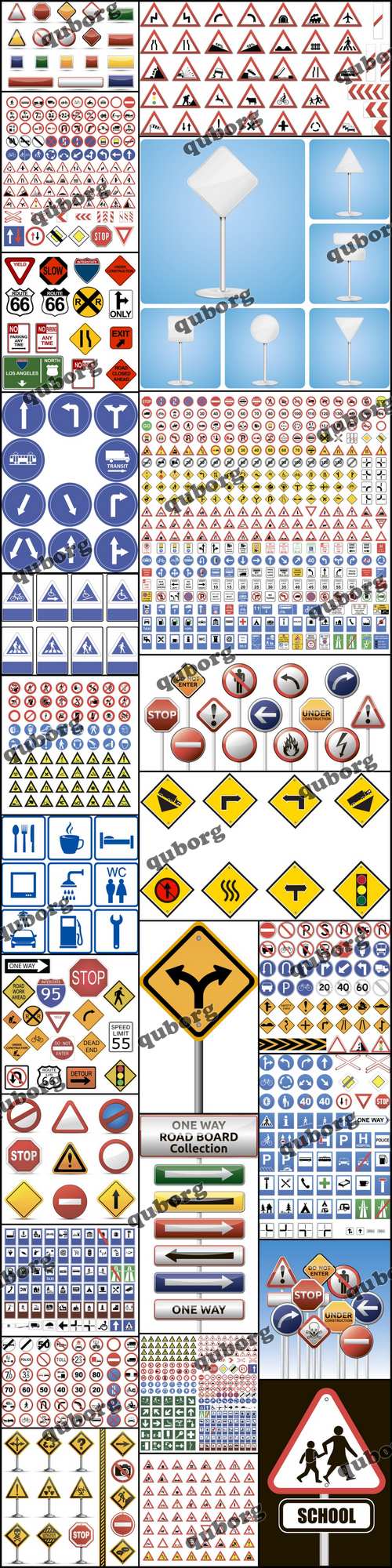 Stock Vector - Road Signs 2