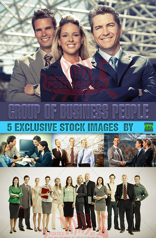 STOCK IMAGES -    / Group of Business People, Set 1