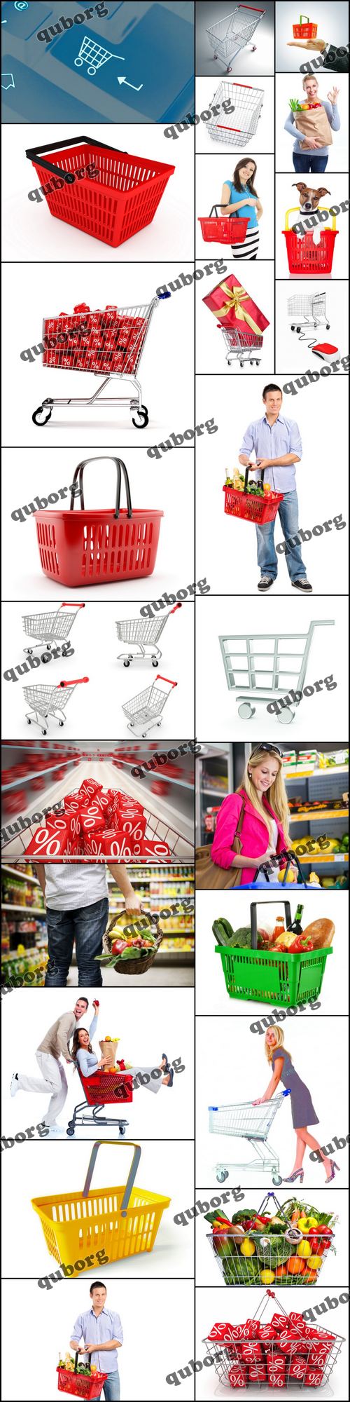 Stock Photos - Shopping Baskets