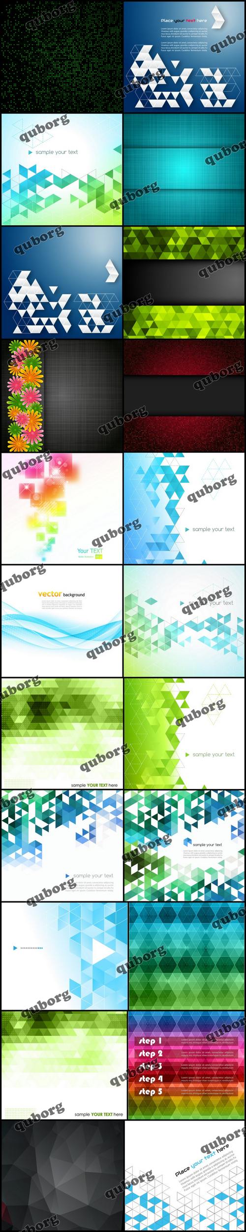Stock Vector - Collection of Vector Abstract Backgrounds 29