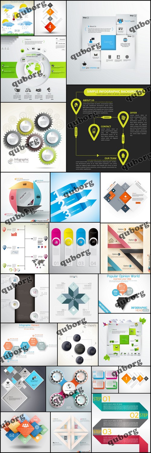 Stock Vector - Infographics Collection 41