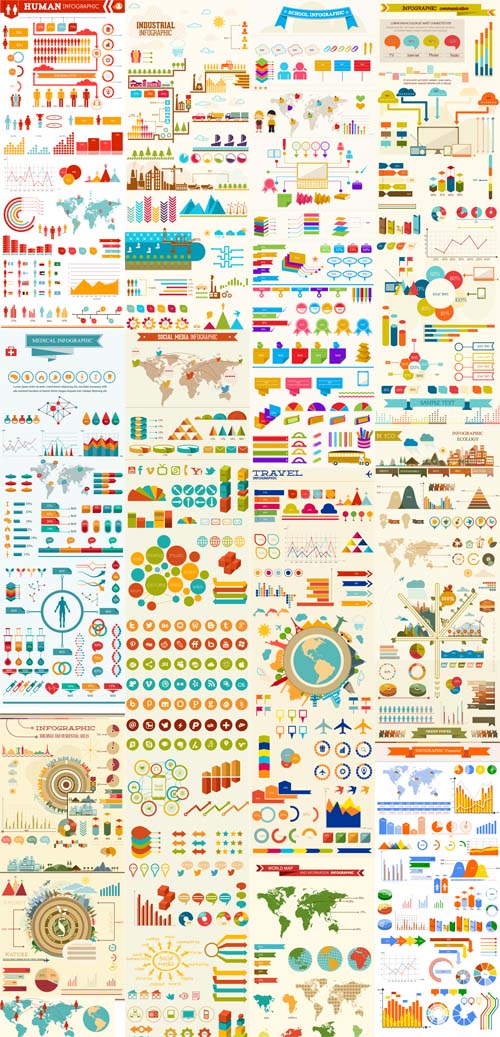 11 Vector Sets Infographic Design