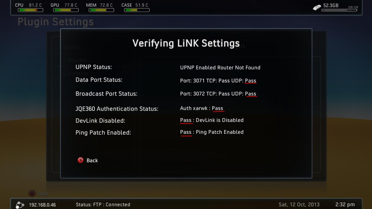 Настройка LiNK на Xbox 360 Freeboot