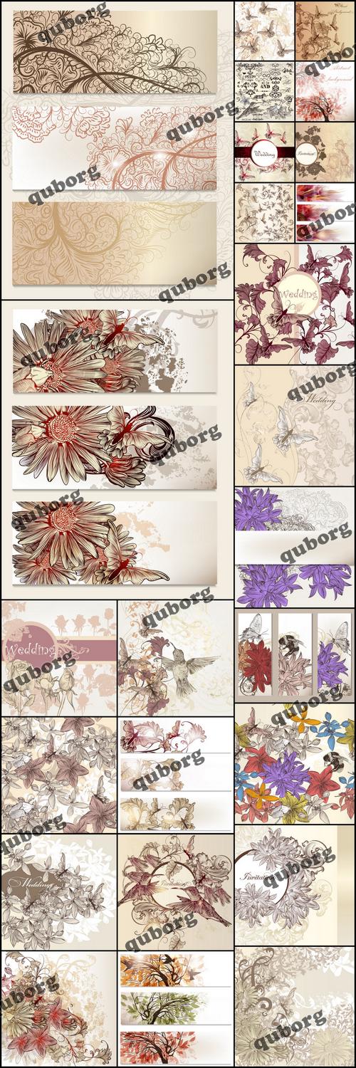 Stock Vector - Abstract Floral Background