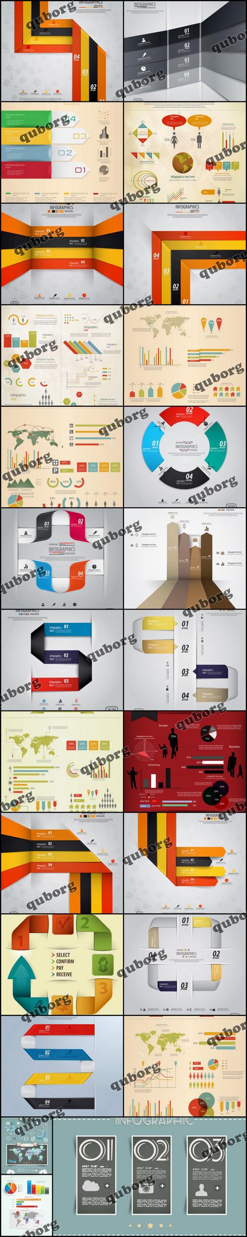 Stock Vector - Infographics Collection 43