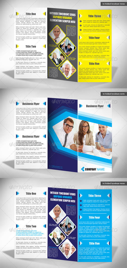 Corporate Tri-Folded Brochure no1