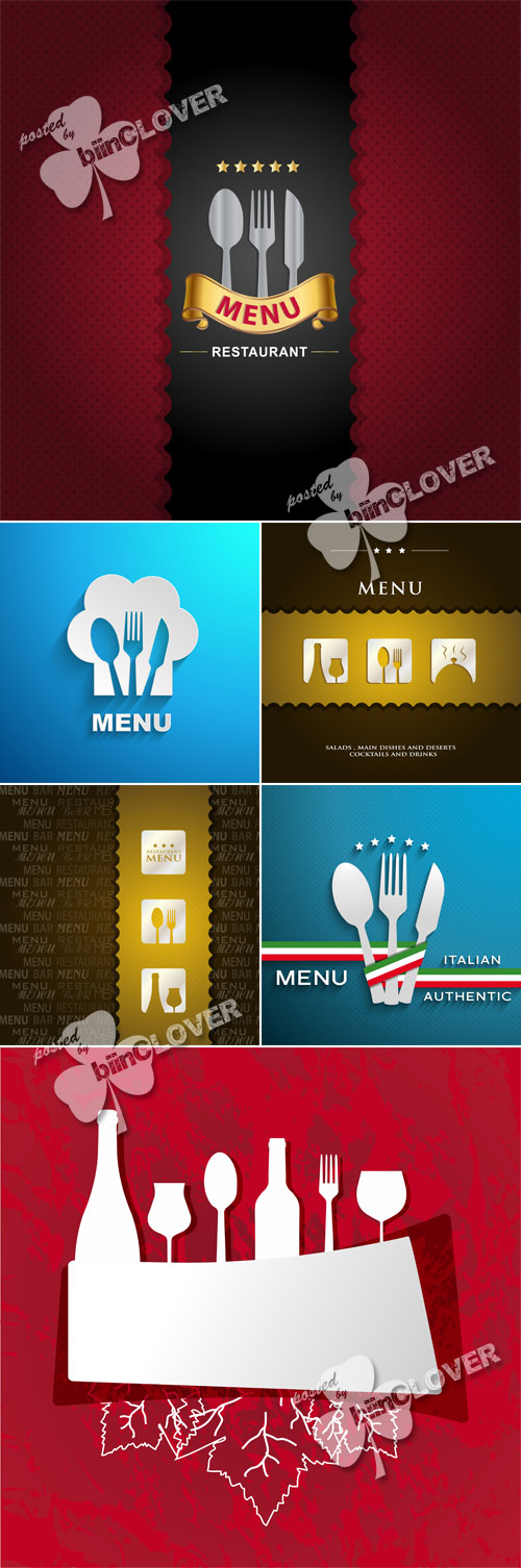 Restaurant menu design 0500
