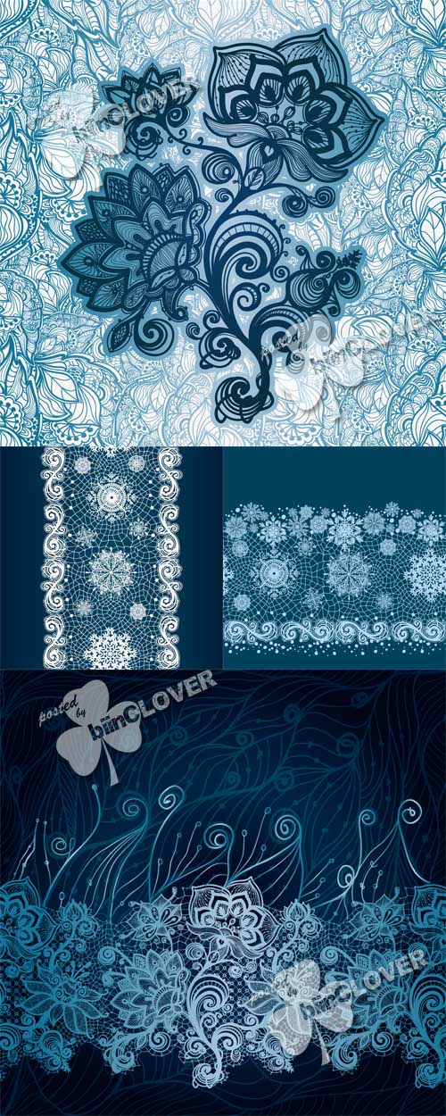 Abstract lace decoration 0500