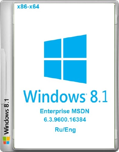 Windows 8.1 Enterprise x86-x64 MSDN 6.3.9600.16384 (Ru/Eng)