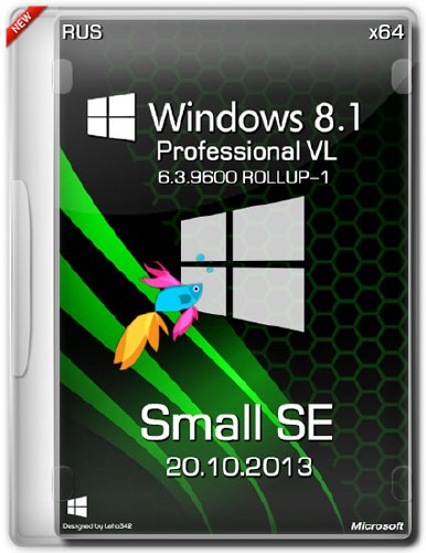 Windows 8.1 Pro VL х64 v.6.3.9600 Small SE (RUS/2013)