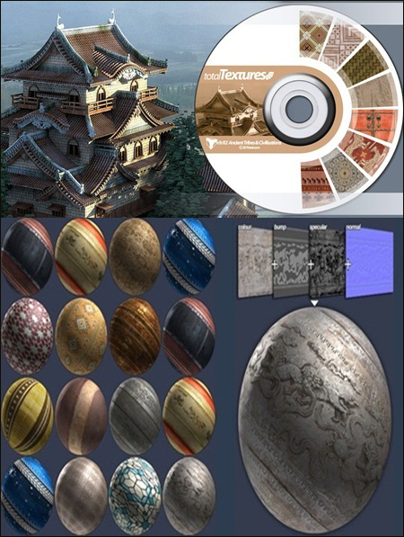 [3DMax]  3D Total Textures V9 R2 Ancient Tribes & Civilizations