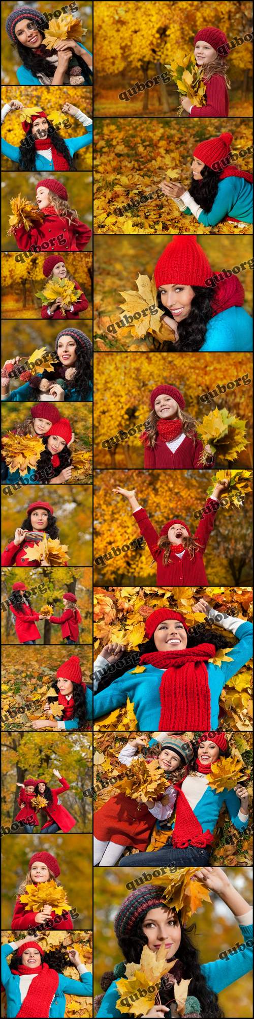 Stock Photos - Autumn People