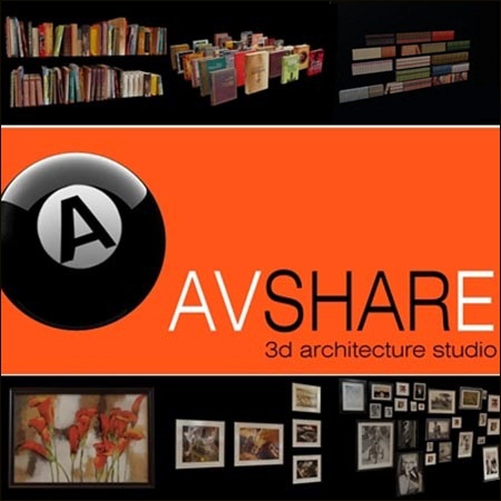[3dMax] Avshare Books and Pictures