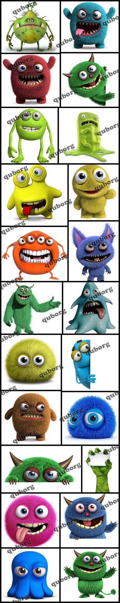 Stock Photos - 3D Monsters