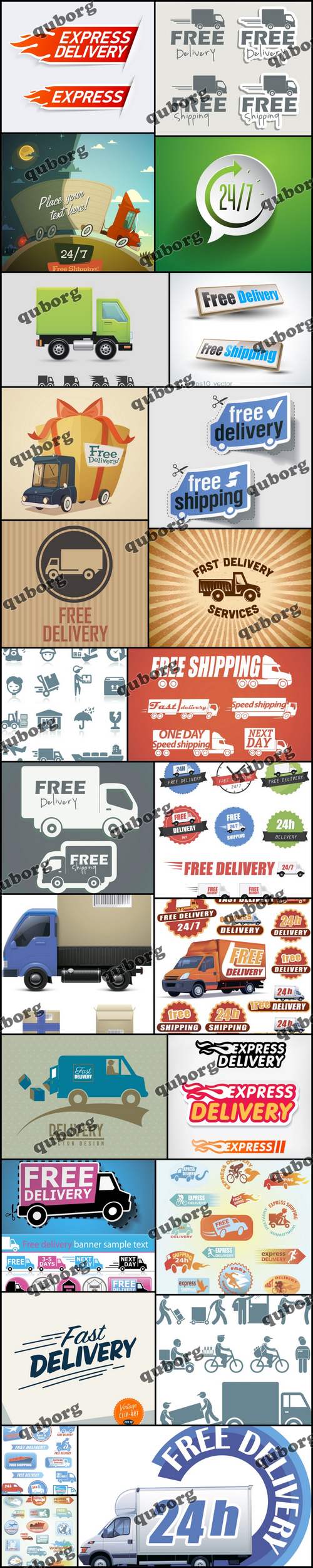 Stock Vector - Delivery Services