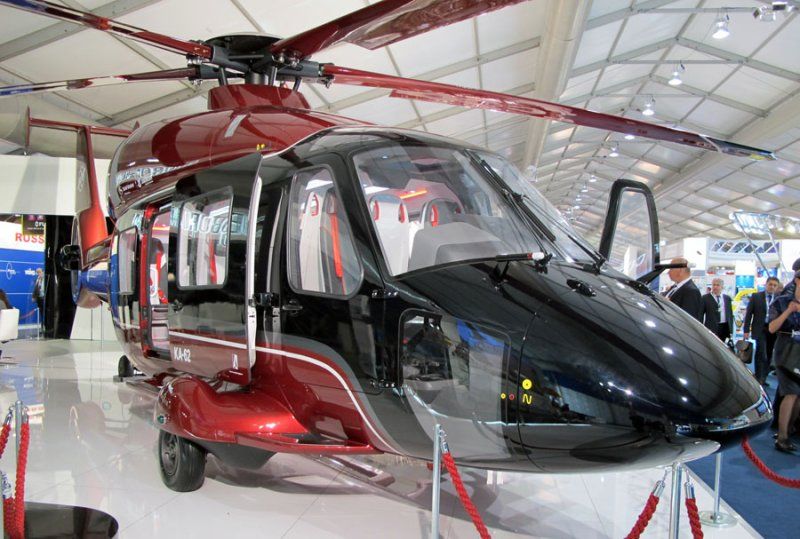 Российский вертолет Ка-62 начнет летные испытания в августе 2013 года
