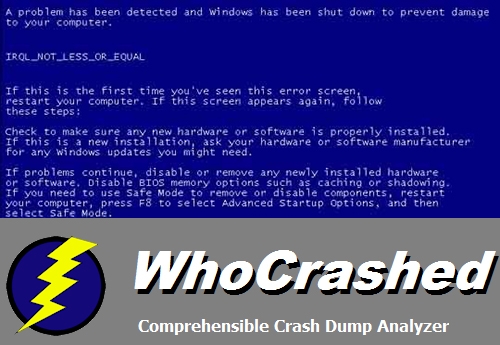 WhoCrashed Free Home Edition 5.03 + Portable