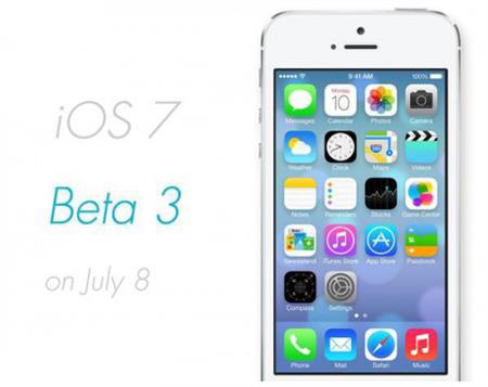 Apple iOS 7 Beta 3 for iPhone 5