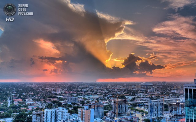 Переменчивое небо над Майами