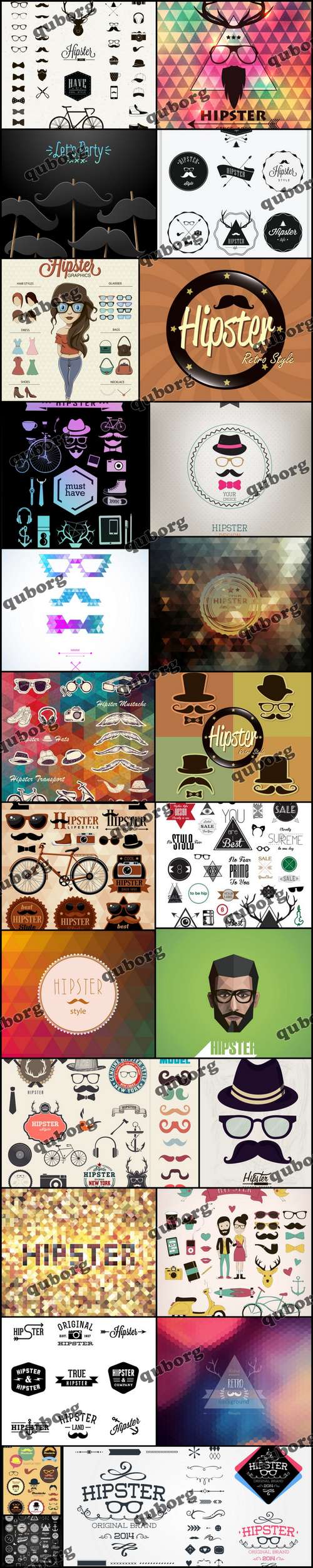 Stock Vector - Hipster Style 4