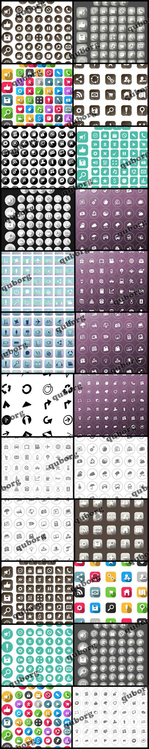 Stock Vector - Mix Icons Collection 2