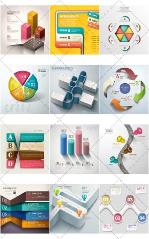    ,  | Design templates for enterprises, infographics 7, 