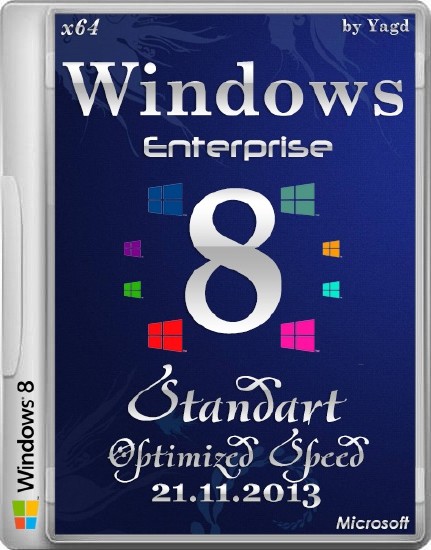 Windows 8 Enterprise Standart Optimized by Yagd v.11.1 21.11.2013 (RUS/x64)