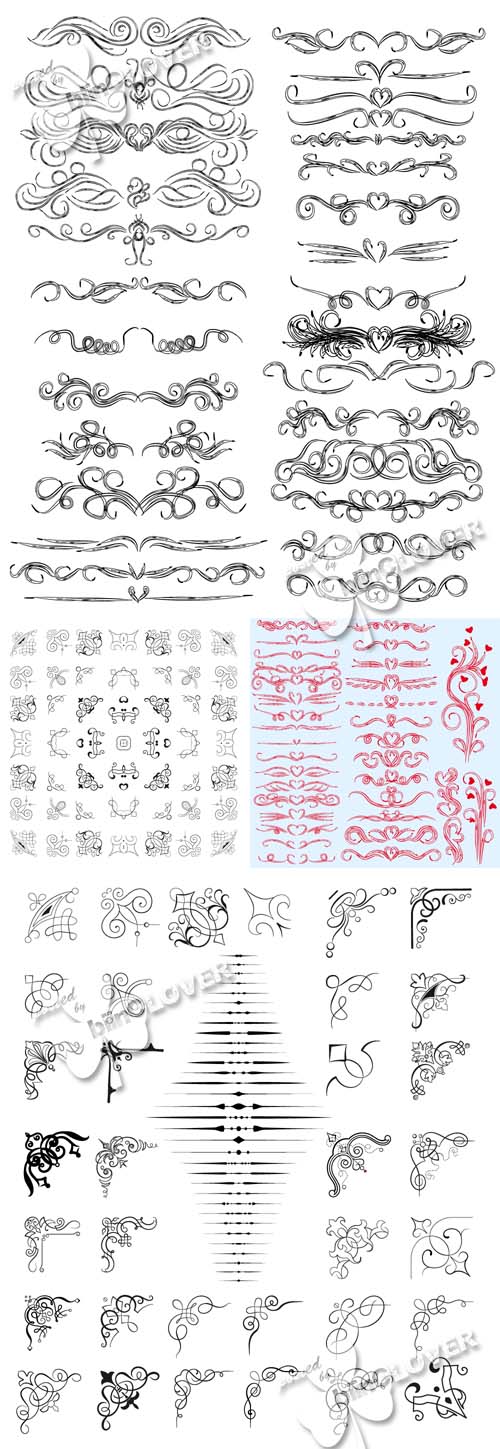 Vintage design elements and page decoration 0526