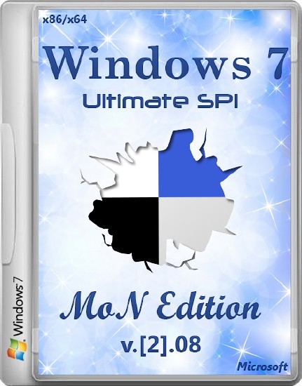 Windows 7 SP1 Ultimate x86/x64 MoN Edition V.2.08 (x86/x64)
