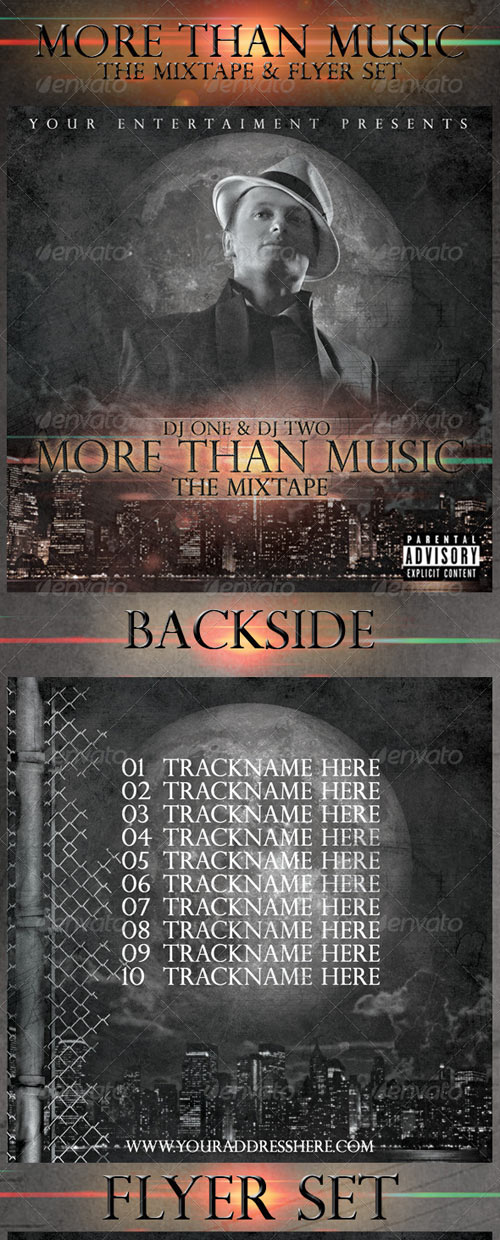 More Than Music – Mixtape and Flyer Template