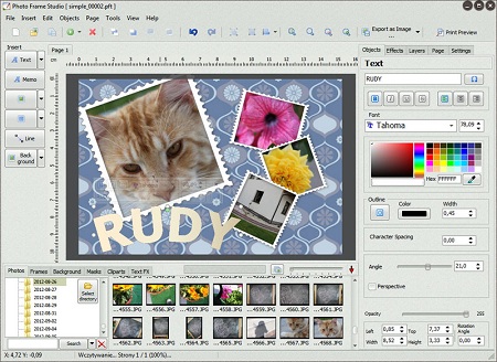 برنامج تحرير الصور واضافة الاطارات Photo Frame Studio v2.92.2 تحميل مباشر