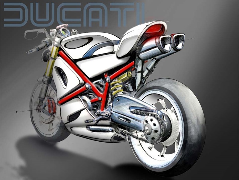 Концепт Ducati Superleggera Fluid от Gannet Design