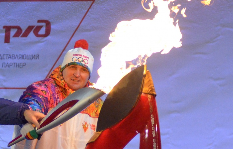 Олимпийский огонь прибыл в Томск