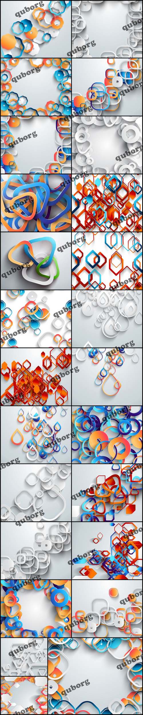 Stock Vector - Collection of Vector Abstract Backgrounds 57