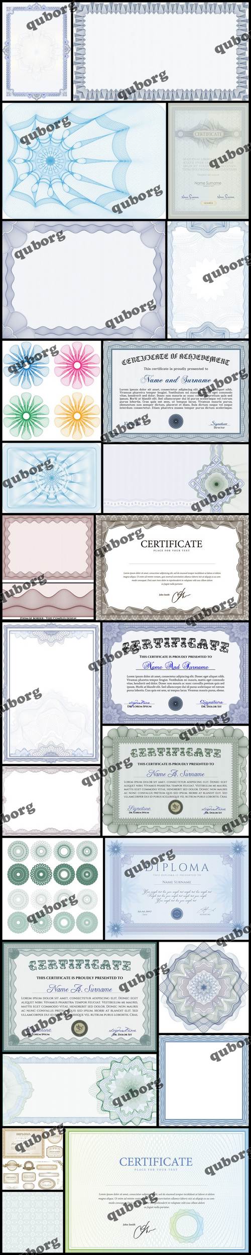 Stock Vector - Certificates 2