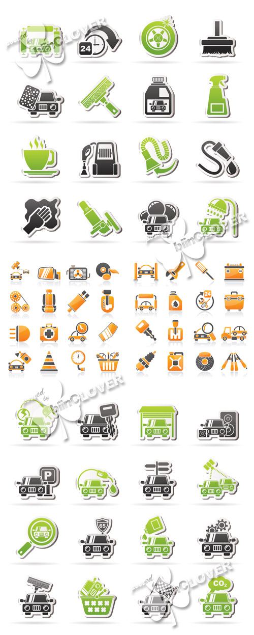 Car and services icons 0535