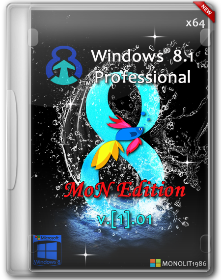 Windows 8.1 Pro x64 MoN Edition 1.01 (2013/RUS)